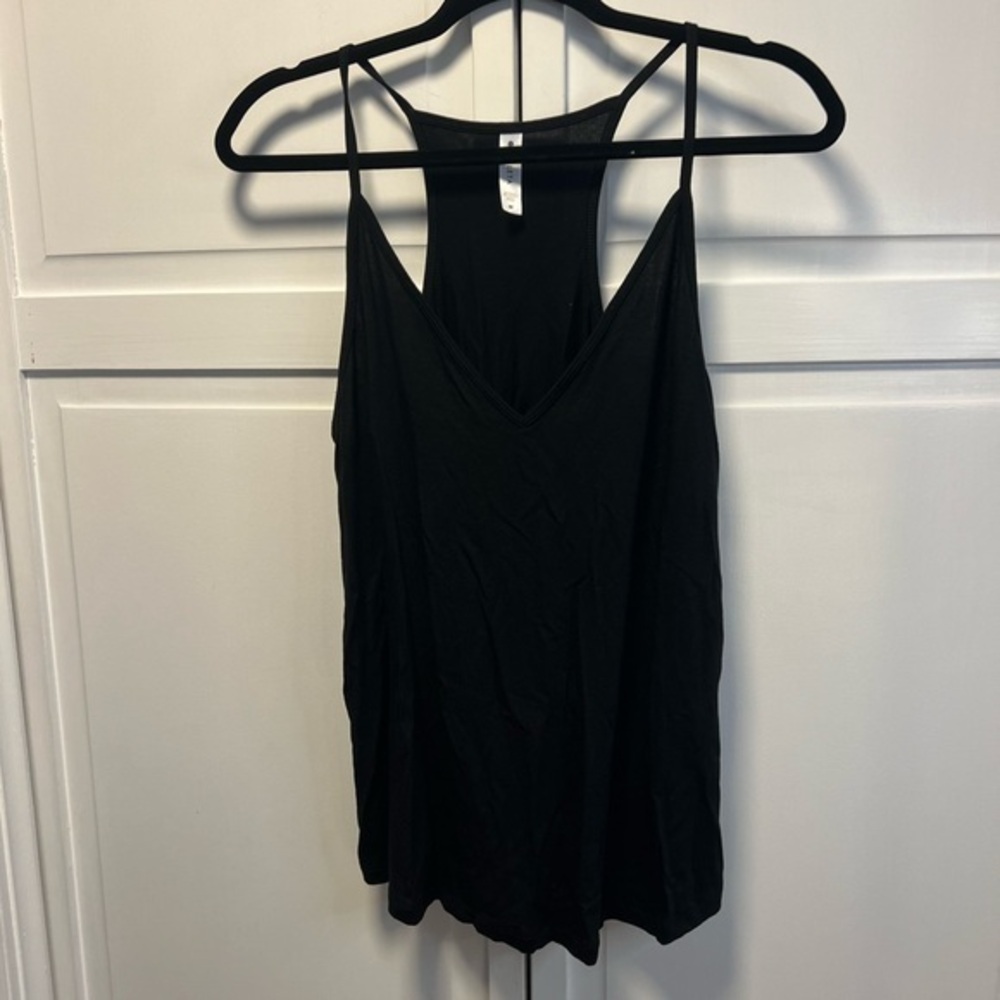Athleta Racerback Tank Top Size Women’s Medium color Black